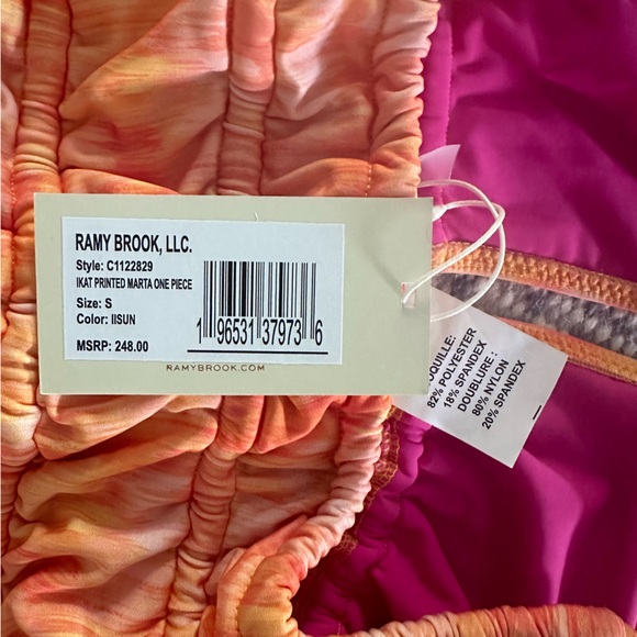 NEW WITH TAGS Ramy Brook Ikat Marta One Piece Swimsuit - Picture 3 of 4